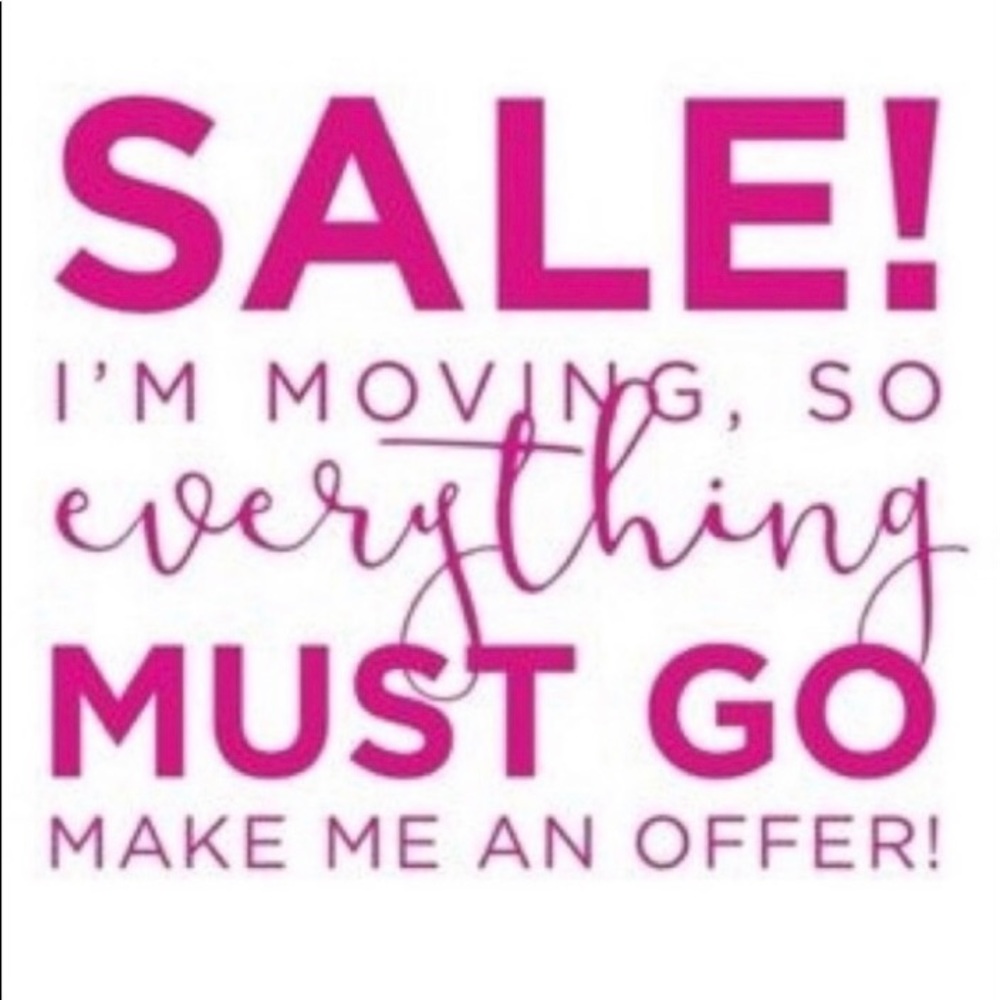 Moving sale!